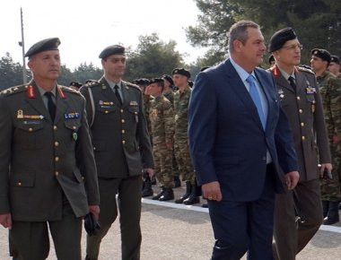 Π. Καμμένος: «Είμαστε αποφασισμένοι να αντισταθούμε σε οποιαδήποτε πρόκληση και απειλή κατά της εδαφικής μας ακεραιότητας και ανεξαρτησίας» (φωτό)